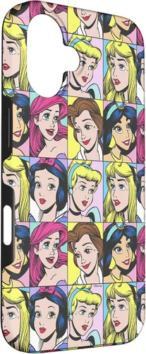 Vista 3 de Funda para iPhone 16 Disney Princesses Pop Art Princess Retratos