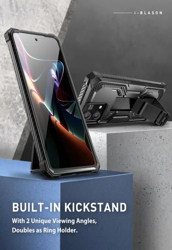 Vista 6 de i-Blason Armorbox Lite - Funda para Moto G Stylus 5G (versión 2023) [no para versión 4G/2022/2021], [2 protectores de pantalla de vidrio templado]