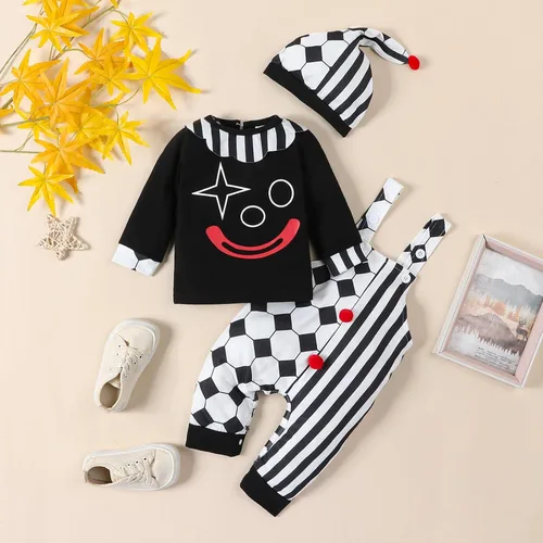 Vista 5 de Trajes de Halloween para bebé, bebé, niño, payaso, ropa de otoño e invierno
