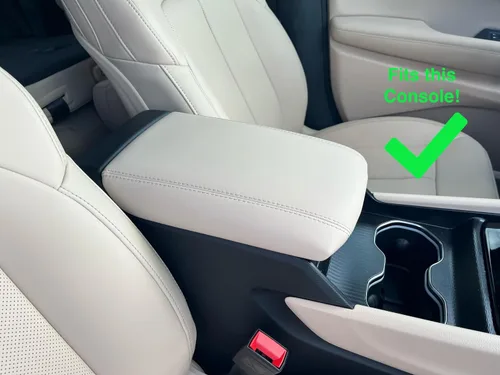 Vista 5 de Cubierta de consola de neopreno para Jeep Grand Cherokee y L 2021-2026 Negro