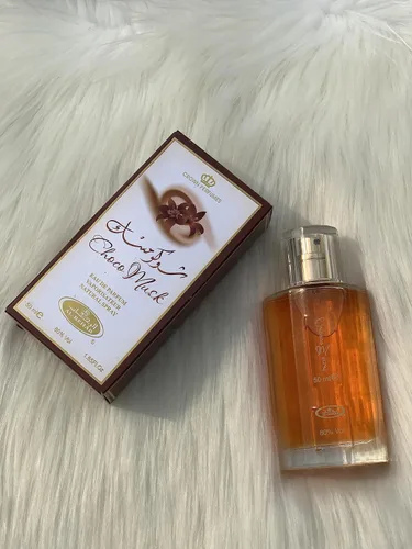 Vista 2 de Al-Rehab Choco Musk - Al-Rehab Eau De Spray Perfume (1.65 onzas líquidas), paquete de 2
