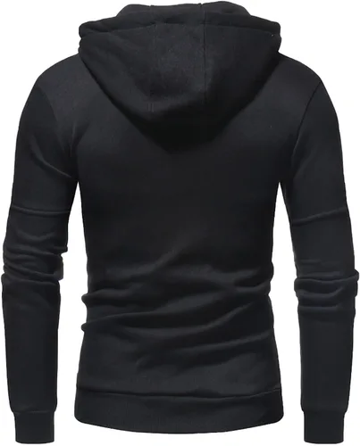Vista 4 de Camisas de pesca con capucha para hombre, manga larga, holgadas, de algodón, con estampado gráfico, atlético, elástico
