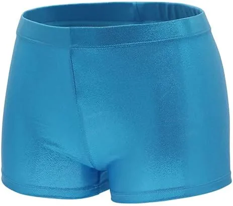 Vista 5 de Aosva 2 pantalones cortos de gimnasia para niñas de 2 a 14 años