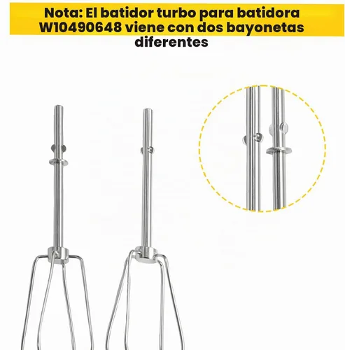 Vista 6 de Batidora de mano para KitchenAid, paquete de 2