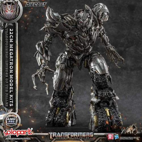 Vista 4 de YOLOPARK Megatron Transformers Juguetes Revenge of The Fallen Figura de Acción - Versión Fundida, Serie AMK PRO 8.66 Pulgadas Kit