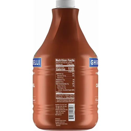 Vista 5 de Botella con bomba de salsa de caramelo de la Compañía de Chocolate Ghirardelli, 87.3 oz (Paquete de 1)