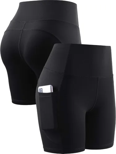 Vista 6 de CADMUS Pantalones cortos de yoga de cintura alta para mujer de 3 pulgadas, 4 pulgadas, 6 pulgadas, 7 pulgadas, 8 pulgadas, sensación desnuda