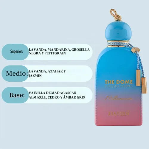 Vista 5 de Hamidi The Dome Collection Millennium - Eau de Parfum en espray para mujer, 3.4 onzas