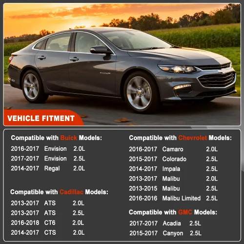 Vista 2 de HY-SPEED Actuador de Posición del Árbol de Levas de Admisión y Escape Solenoide de Sincronización Variable de Válvulas VVT Compatible con 2013-2017