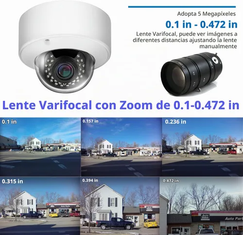 Vista 5 de GW Security Sistema de cámara de seguridad AI Varifocal de 16 canales 6K