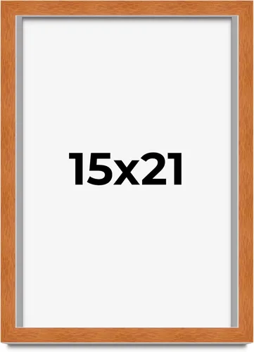 Vista 128 de Marco de 3 x 3 pulgadas de madera maciza de nuez y miel marrón con plexiglás acrílico UV, respaldo de tablero de espuma y accesorios para colgar