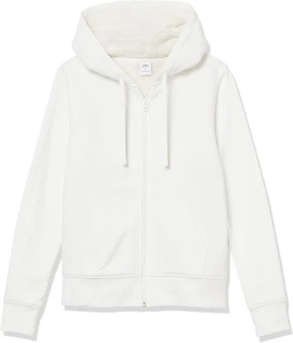 Vista 5 de Tienda Essentials - Chaqueta de forro polar con capucha y cremallera, para mujer