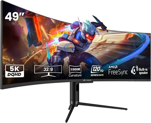 Vista 13 de CRUA 27" 4K UHD 60Hz IPS Computer Monitor, Type-C, FreeSync, Speakers,White