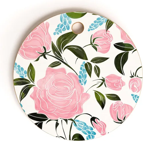 Vista 27 de Society6 Tabla de cortar de bambú 83 naranjas botánicas Boho Art Decoración de cocina Tabla de servir segura para alimentos, alia, 11.5 pulgadas