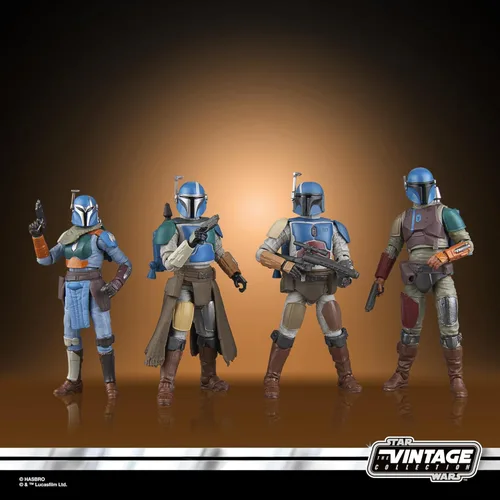 Vista 5 de STAR WARS The Vintage Collection Mandalorian Shriek-Hawk, The Mandalorian 3.75 pulgadas coleccionable paquete de 4 (exclusivo de Amazon)