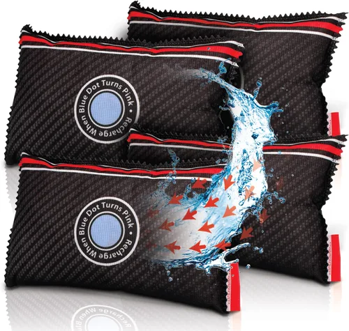 Vista 10 de Zarpax Deshumidificador de coche Mega Pack – Absorbe la humedad y la condensación – 100% a prueba de fugas – Reutilizable (2.2lbs/1kg)