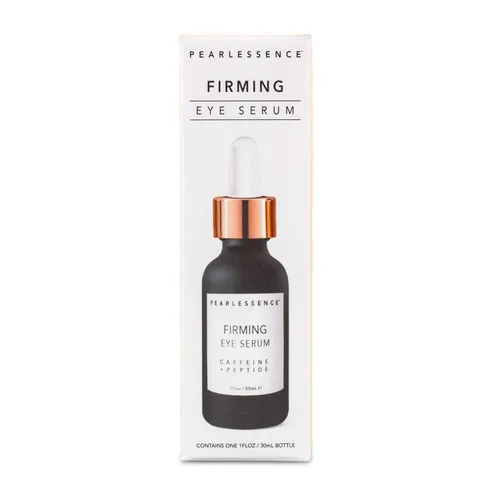 Vista 2 de Pearlessence Suero reafirmante para ojos con cafeína + péptido, rejuvenece los ojos hinchados y reduce las bolsas debajo de los ojos, fabricado