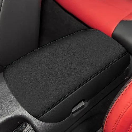 Vista 30 de AOMSAZTO Jumeat - Fundas de consola de asiento para Dodge Ram 1500 2002-2012, fundas para reposabrazos para Dodge Ram 1500, color negro