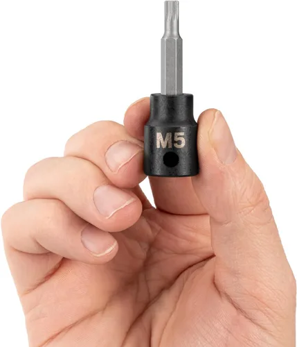 Vista 8 de TEKTON Zócalo de impacto de 3/8 pulgadas x M4 Triple Square Bit SIB18204