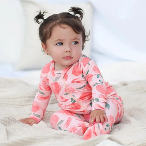 Vista 5 de Gerber pijamas unisex para bebéniño pequeño, suaves como mantequilla, de ajuste ceñido, con pies, con viscosa hecha de eucalipto