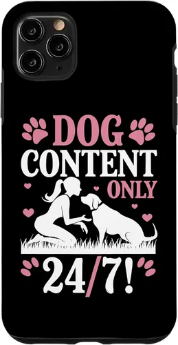Vista 13 de Dog Content Only 24 7 Dog Mom Puppy Lover Hearts Case for iPhone 17
