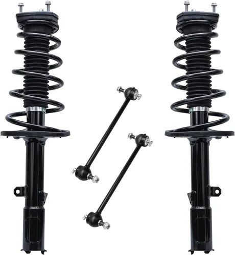 Vista 49 de Detroit Axle - Kit de 4 piezas de puntales delanteros para Toyota Highlander 2001 2002 2003, enlaces de barra antivuelco estabilizadores y puntales