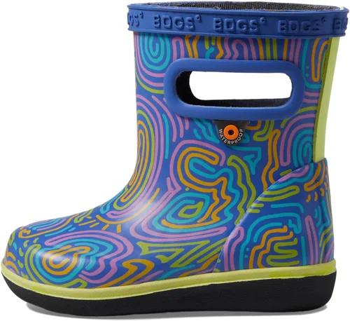 Vista 4 de BOGS Unisex-Child Kids' Skipper Ii Rain Boot Cloud Geo