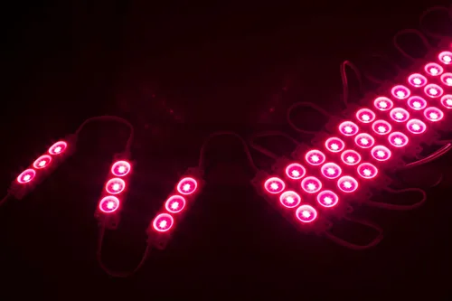 Vista 6 de módulo ligero rosado caliente magenta 5630 del escaparate de los 40ft LED con la alimentación de CA de la UL 12v