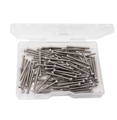 Vista 12 de cSeao 100 unidades M2 x 4 mm Tornillos de cabeza plana Phillips para máquina de acero inoxidable 304