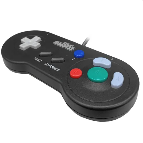 Vista 2 de Old Skool DIGITAL CONTROLLER COMPATIBLE WITH GAMECUBE & GAMEBOY PLAYER -,Black