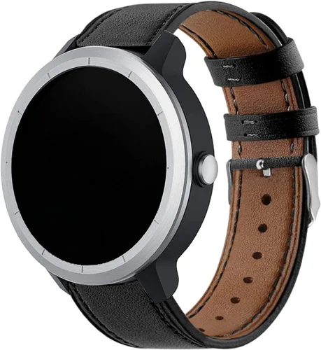 Vista 2 de Abanen Correa de reloj de 0.787 in para Garmin Venu Sq/Venu 2 Plus/Vivoactive 6/5, correa de cuero de liberación rápida para Vivoacvit 3, Forerunner