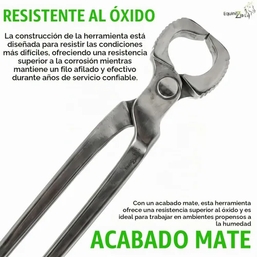 Vista 3 de Extractor y esparcidor de zapatos de caballo de 14 pulgadas, herramienta de herrador hecha a mano, extractor de pezuñas de acero inoxidable