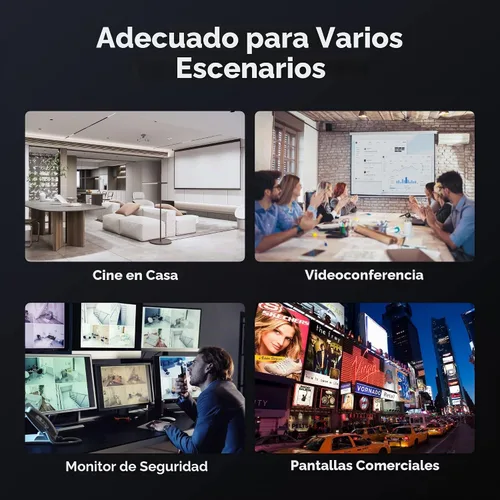 Vista 6 de GEARit - Cable HDMI de 100 pies, color negro, 4K en pared CL3