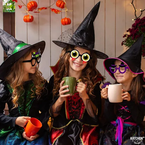 Vista 6 de KatchOn, Gafas de Halloween aterradoras para niños, paquete de 24, no se pueden hacer tú mismo, gafas de Halloween para niños, gafas de sol