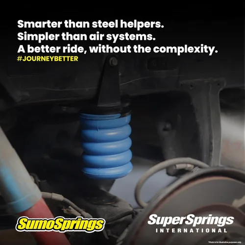Vista 7 de SuperSprings Juego de resortes traseros SumoSprings para Ford Transit 150/250/350/350HD (2015-2025 RWD / 2020-2025 4WD) Capacidad de 1000 libras