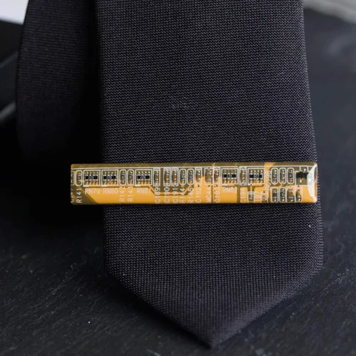 Vista 37 de Clip de corbata para placa de circuito, regalo único para geek de la computadora