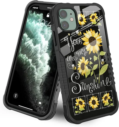 Vista 9 de Funda compatible con iPhone 11 [parachoques a prueba de golpes] [antiarañazos] [antideslizante] cubierta de protección resistente para hombres