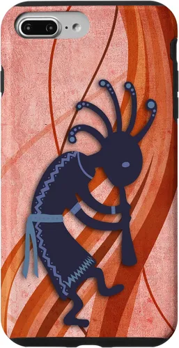 Vista 12 de Native American Kokopelli - Old School 2 - Fan Fun Case for iPhone 17
