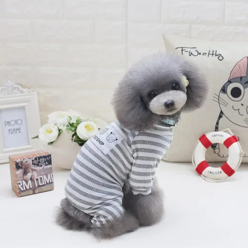 Vista 5 de Ropa de perro de EastCities para perros pequeños y cachorros (conjunto de pijama), s, gris