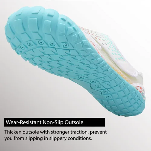 Vista 5 de Zapatos de agua para natación, para mujereshombres, de secado rápido, para playa, senderismo, buceo, navegación, río, deportes acuáticos al aire