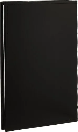 Vista 3 de Pioneer Photo Albums álbum de fotos de cuero cosido bidireccional, hasta 300 fotos de 4 x 6 pul, 3 por página Color: negro