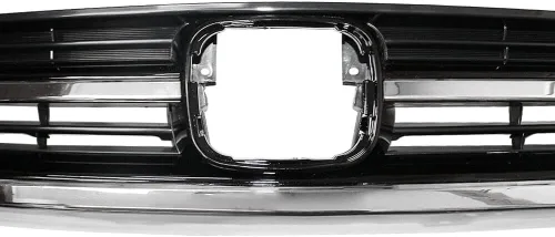 Vista 9 de Rejilla de parachoques compatible con Honda CRV CR-V 2010 2011 negro cromado parachoques delantero inferior + rejilla superior