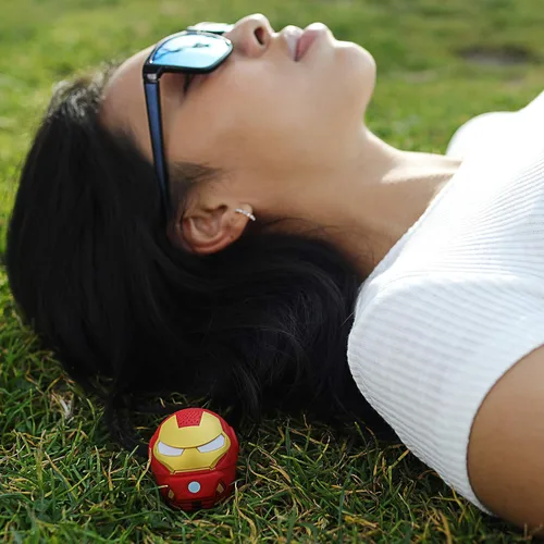 Vista 7 de Bitty Boomers Marvel Avengers Iron Man - altavoz Bluetooth pequeño