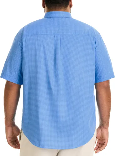 Vista 4 de Van Heusen Mens Big And Tall Wrinkle Free Short Sleeve Button Down Check Shirt