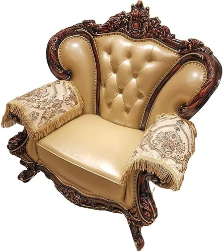 Vista 12 de Juego de 2 fundas de lujo para reposabrazos de sofá, fundas antideslizantes para reposabrazos de silla reclinable, fundas protectoras de cuero
