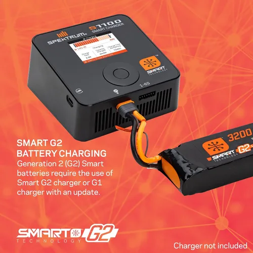 Vista 6 de Spektrum 14.8V 3200mAh 4S 50C Smart LiPo G2: IC3, SPMX324S50