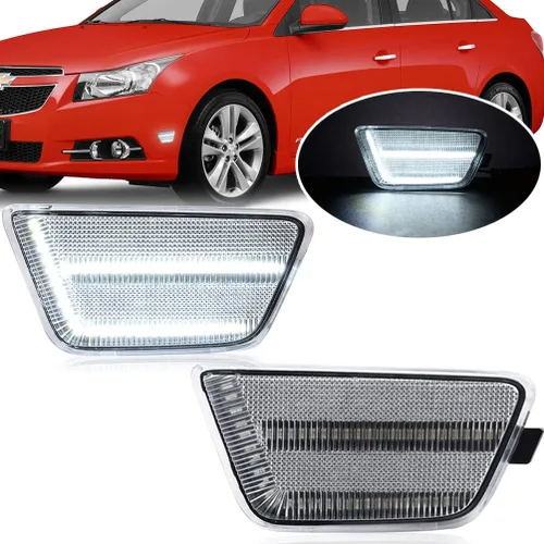 Vista 10 de Conjuntos de luces de posición lateral LED para Cruze 2011 2012 2013 2014 2015 2016 Chevy Cruze Diesel Eco L LS LT LTZ, luces de posición lateral