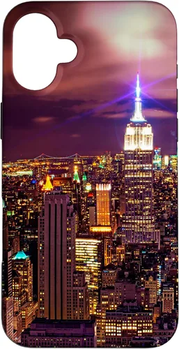 Vista 22 de Funda para iPhone 16 New York City Skyline NYC