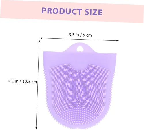 Vista 2 de FRCOLOR Cepillo de limpieza facial suave Cepillo facial de silicona Limpieza profunda Depurador de poros profundos Herramienta de lavado facial