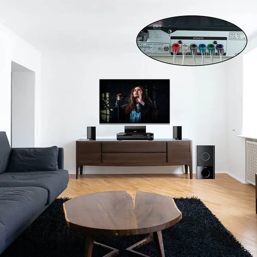 Vista 6 de ExploreHome Juego de 6 cables de altavoz de cine en casa para Sony Home Theater System DAV-HDX275 DAV-DZ1000 DAV-DZ150K DAV-DZ151KB DAV-DZ230